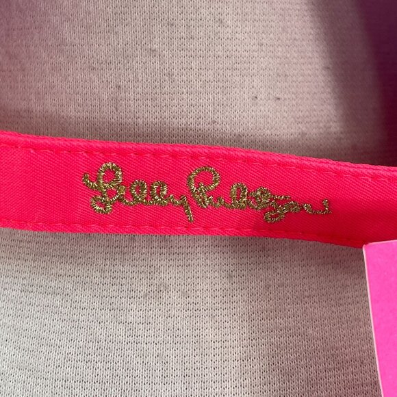 NEW Lilly Pulitzer Womens Run Around Baseball Hat Borealis Blue Cap Adjustable - Picture 10 of 13